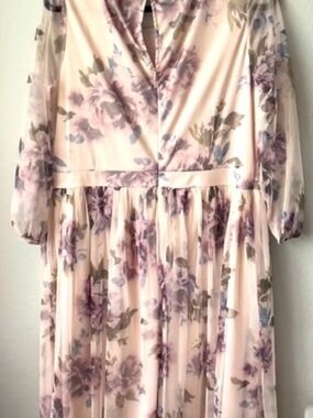 So pretty... Blush Pink Sheer Dress 3x